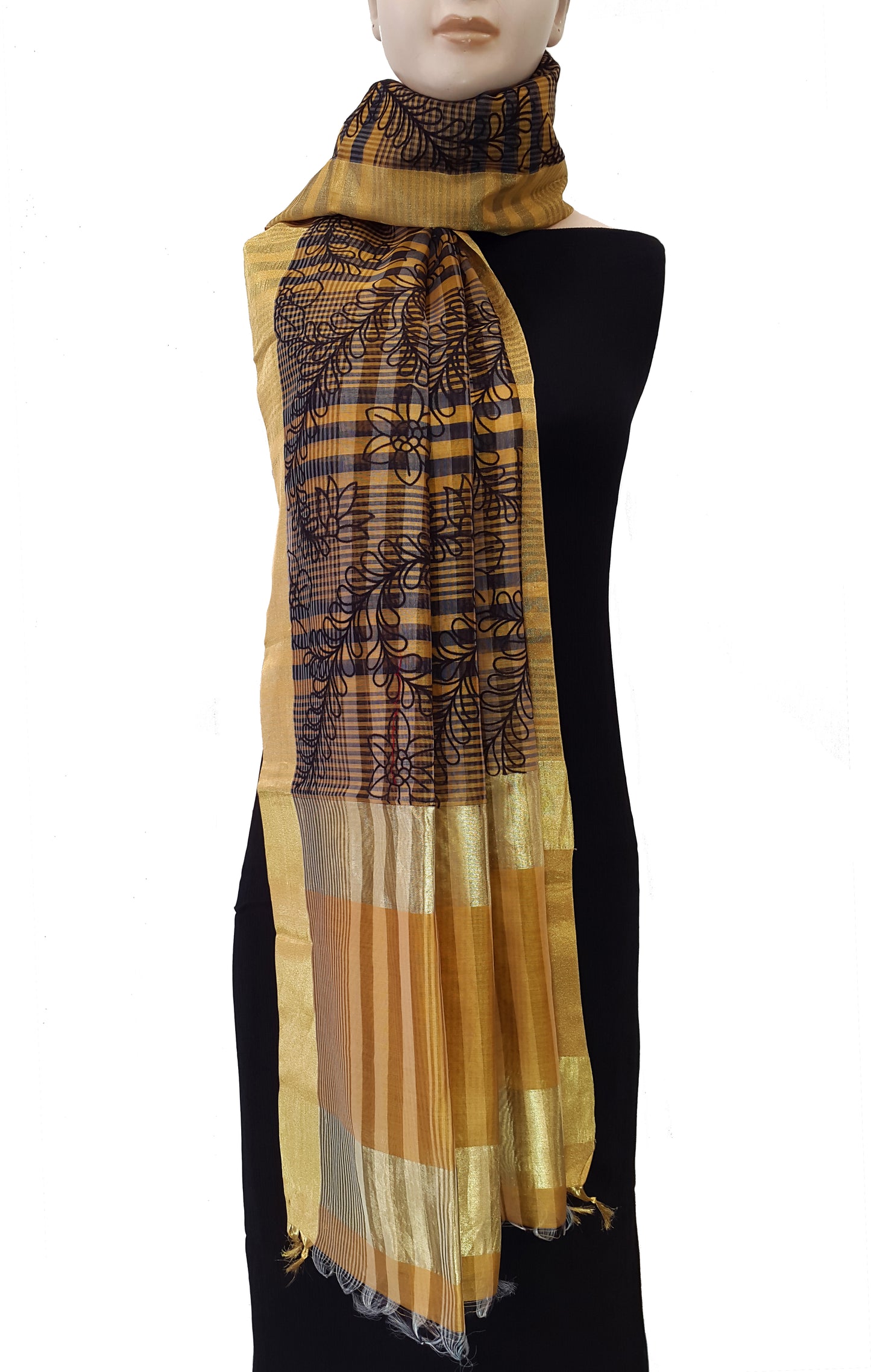 Silk Dupatta - RGRRCSAS - 97