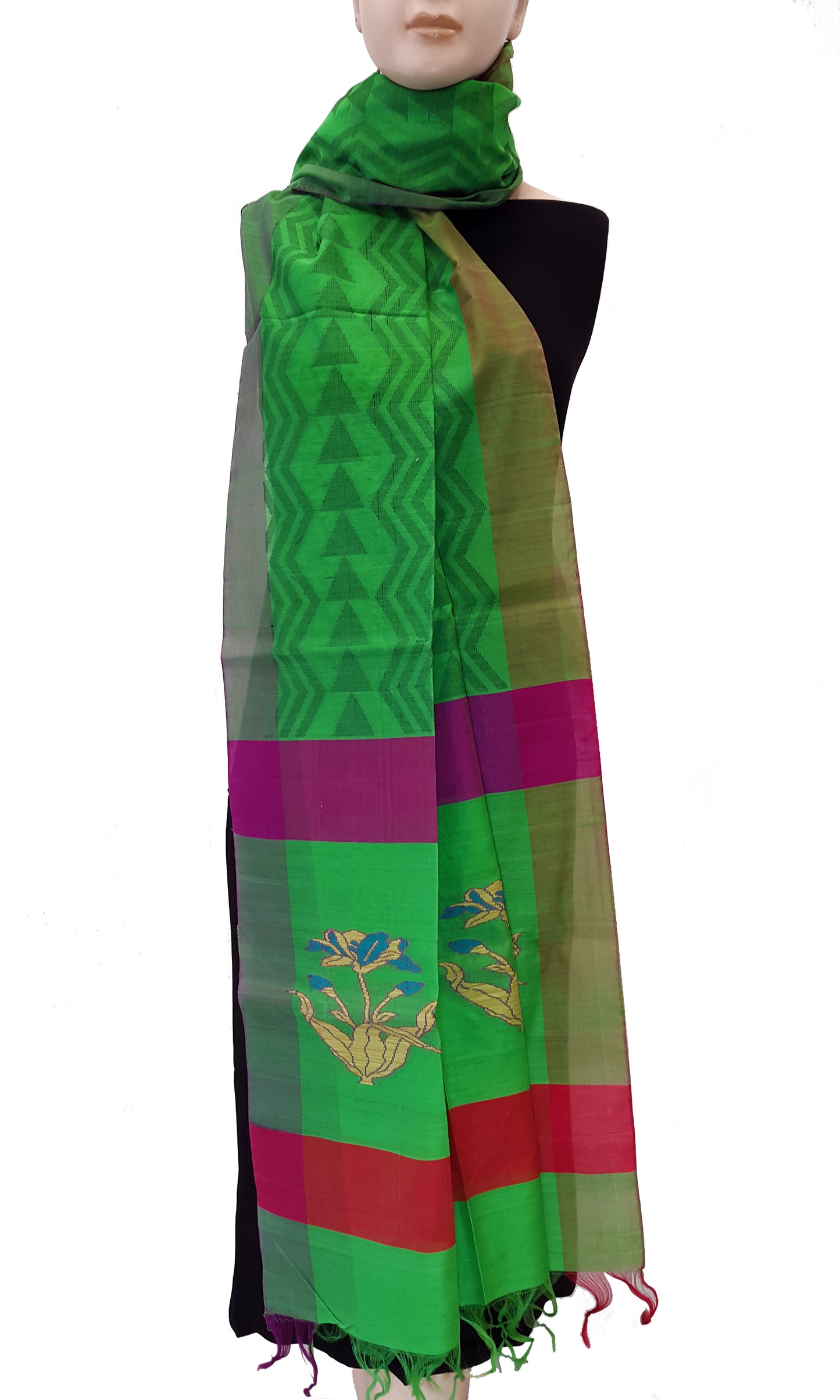 Silk Dupatta - RGRRCSAS - 103