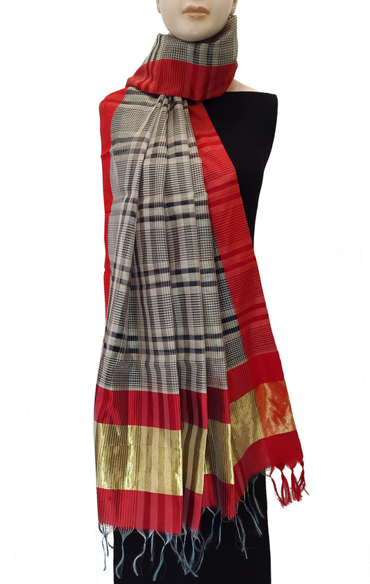 Silk Dupattas - RGRRCSAS - 92